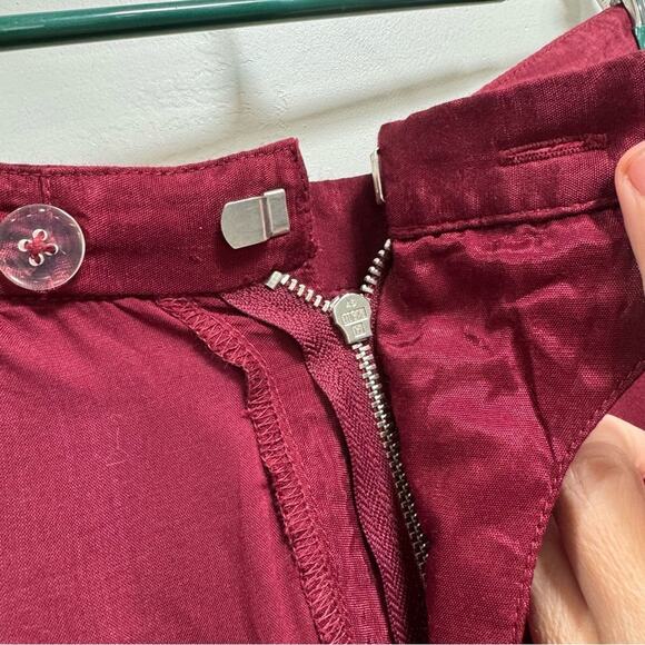 Free People Trousers Mimi Embroidered Floral Wide Leg US 6 NEW - Picture 10 of 16